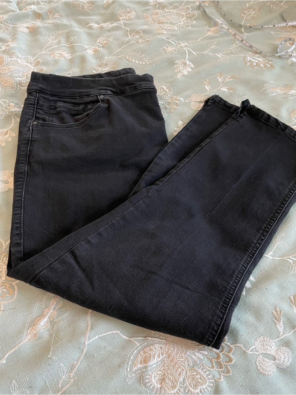 Westbound Charcoal High-Rise Straight Pants